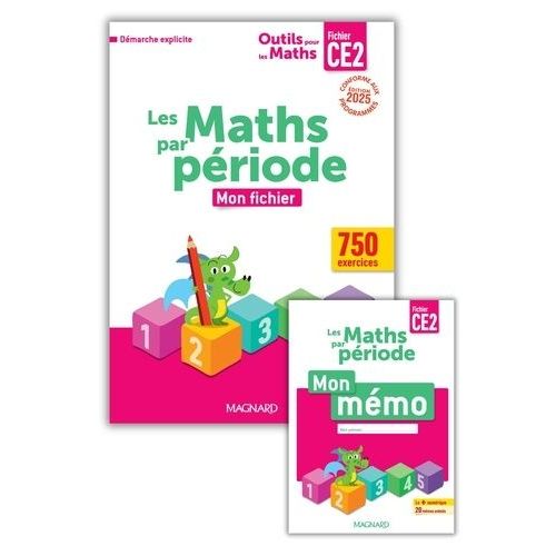 Les Maths Par Période Outils Pour Les Maths Ce2 - Mon Fichier + Mon Mémo