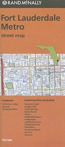 Rand Mcnally Fort Lauderdale Metro, Florida Street Map