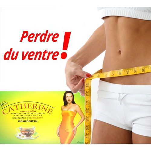 Thé Catherine X32 Sachets | Senna Et Chrysanthème | Régime Amincissant Perte De Poids | Bruleur De Graisse | Laxatif Maigrir Mincir