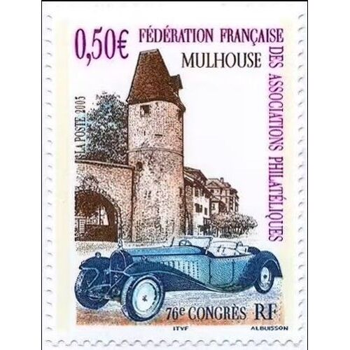 France 2003, Très Beau Timbre Neuf** Luxe, Yvert 3576, Congrès Des Sociétés Philatéliques À Mulhouse. -