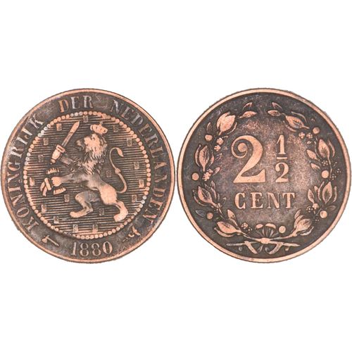Pays-Bas- 1880 - 1 1/2 Cent - Guillaume Iii - 12-125