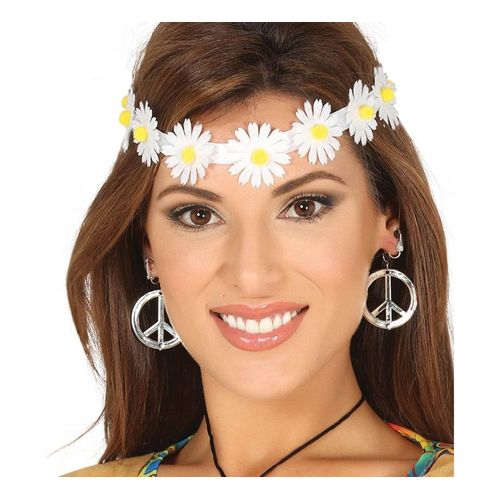 Bandeau Ou Ruban ? Fleurs Blanches (Taille Unique Femme)