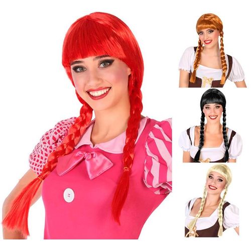 Perruque Avec Des Tresses De Différentes Couleurs (Couleur Blond)