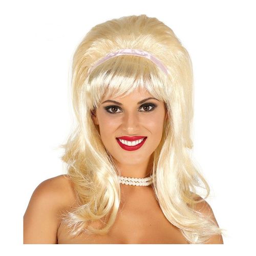 Perruque Blonde Longue Avec Ruban (Taille Unique Adulte)