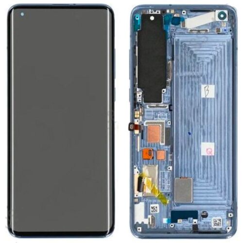Ecran Pour Xiaomi Mi 10(5g) Vitre Lcd + Surface Tactile + Châssis Coloris Bleu