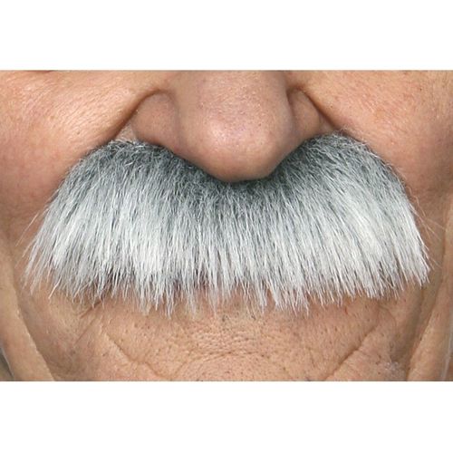 Moustache Grise Émoussée Par Le Sergent Militaire (Taille Unique)