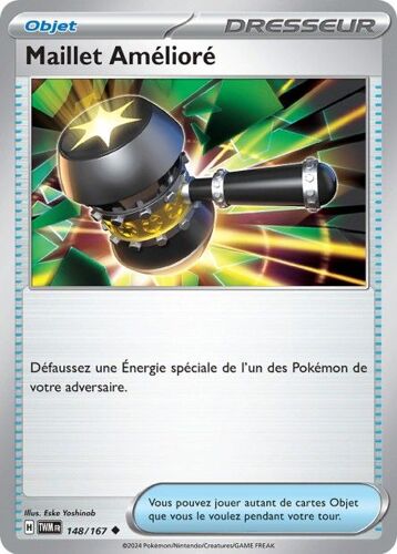 Carte Pokémon Maillet Amélioré - 148/167 Mascarade Crépusculaire Sous Sleeve - Choupine50