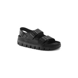 Birkenstock - Sandale Compensée À Double Brides Pour Adulte Milano - Noir - 36
