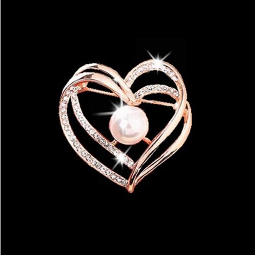 Broche Simple Imitation De Perles, En Cristal, En Alliage, Accessoires Féminins, Vente En Gros