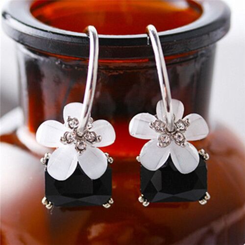 Boucles D'oreilles En Cristal Sans Fleurs Pour Femmes, Bijoux De Mariage, Déclaration, Exagération, Savoir, Tendance, Mode, 1 Paire