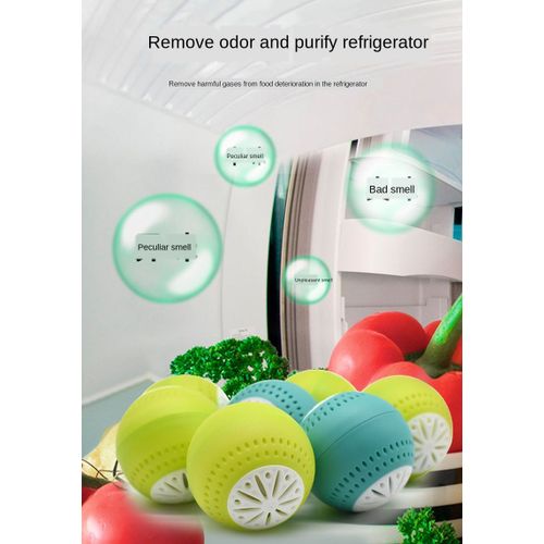 Amortisseurs d'humidité pour réfrigérateur, 3 pièces, éliminateur d'odeurs, outil de cuisine IkHome, drop sunshine-vert