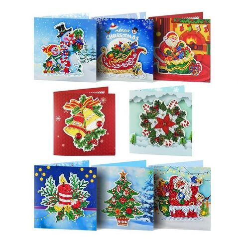 Cartes de noël exquises, bricolage, lumières néon, décoration, cadeaux spéciaux pour amis, enseignants, Parents universels