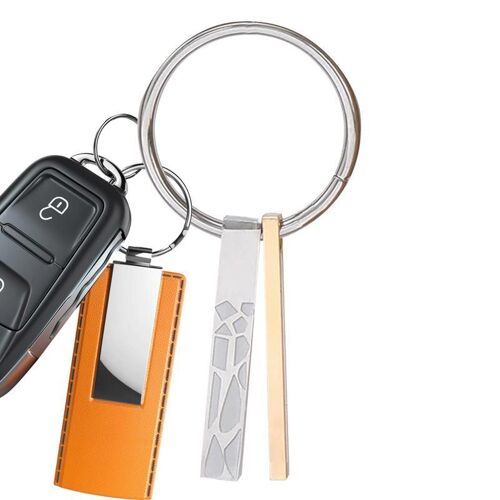 Porte-clés de Couple, en acier inoxydable, pour mari et femme, cadeau, pour déploiement, anniversaire, mariage