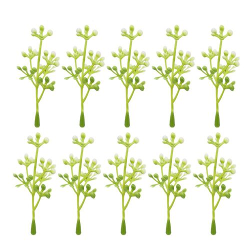 Plantes Artificielles Fausses Feuilles, Couronnes de Fleurs pour la Maison, Simili Cuir oral elu en Plastique, Accessoires de Décoration pour Patients de Mariage, 10 à 50 Pièces
