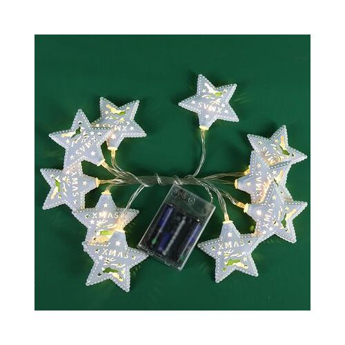 Guirlandes Lumineuses Pour Arbre De Noël, Lampes À Led Pour Fenêtre De Centre Commercial, Ornements De Noël Suspendus