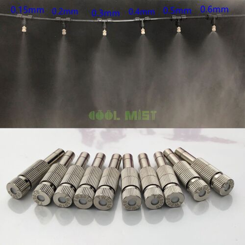 S023 glissière à Connexion Rapide Buses de Pulvérisation À Basse Pression Buse De Brumisation Aéroponique Fine Brumisateur Glissière Connexion Rapide Monsieur