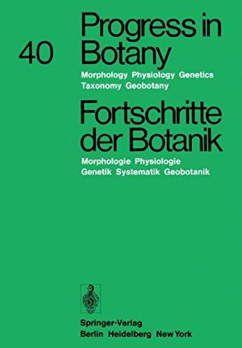 Progress In Botany/Fortschritte Der Botanik