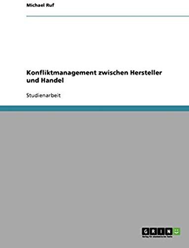 Konfliktmanagement Zwischen Hersteller Und Handel