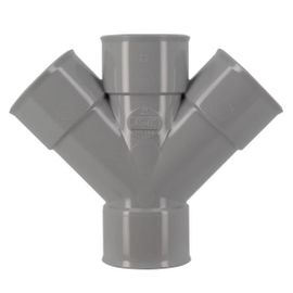 Culotte femelle femelle Nicoll RH144 double parallèle à 45° D40mm