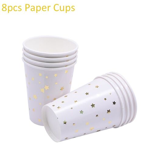 Vaisselle jetable colorée plaques de papier de fête serviettes coupe pailles de mariage fête d'anniversaire décor enfants bébé douche fête fournitures