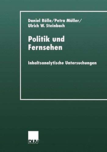 Politik Und Fernsehen