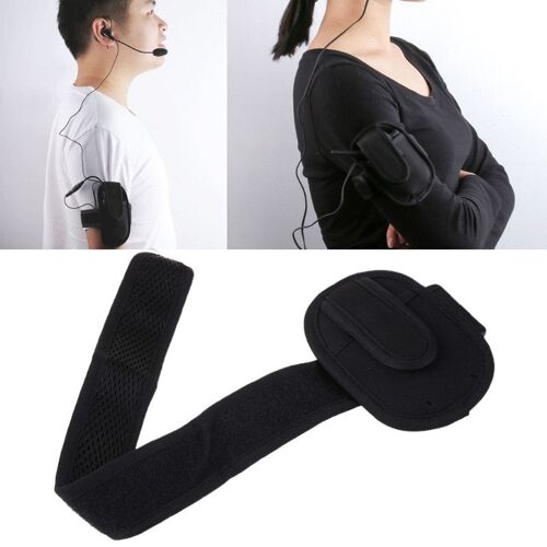 Brassard d'interphone d'arbitre portable, sac de cavalier, étui de casque