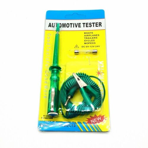 Testeur De Circuit De Voiture Dc 6v/12v/24v, Lampe D'éclairage Automatique, Stylo De Test De Tension, Sonde De Système D'éclairage, Détecteur De Lampe, Testeur De Cuivre