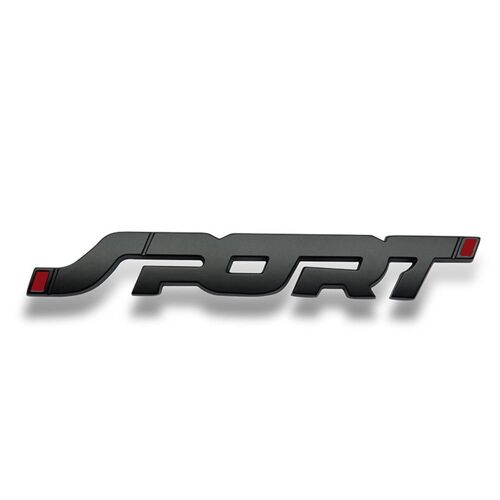 Autocollant De Logo De Sport En Alliage De Métal 3d, Insigne D'emblème De Voiture, Porte De Coffre Automatique, Décalcomanies De Mot De Sport De Course, Accessoire De Décoration De Style De Voiture