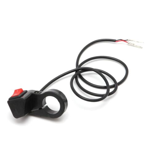 Interrupteur Antibrouillard Noir Pour Guidon, Moto, Vélo, Scooter, 7/8 Pouces
