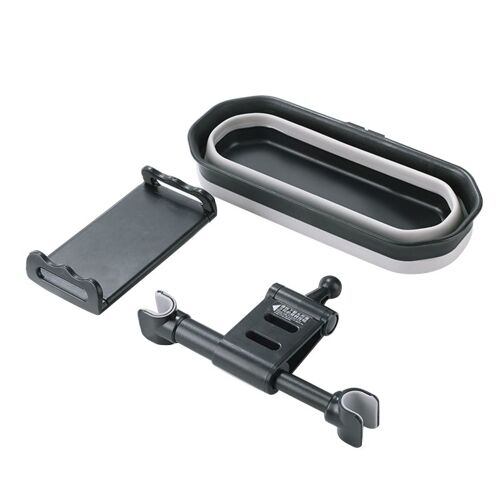 Support De Téléphone Pour La Plupart Des Téléphones, Support De Voiture Réglable Et Rotatif À 360 Degrés Avec Bac Pliable