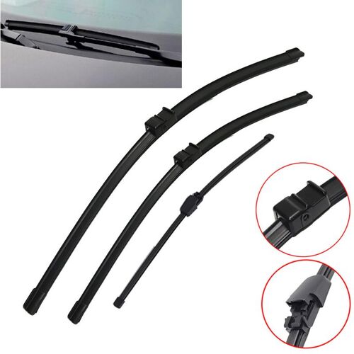 Balais D'essuie-Glace Avant Et Arrière Pour Pare-Brise De Vw Caravelle T5 2003 2004 2005 2006