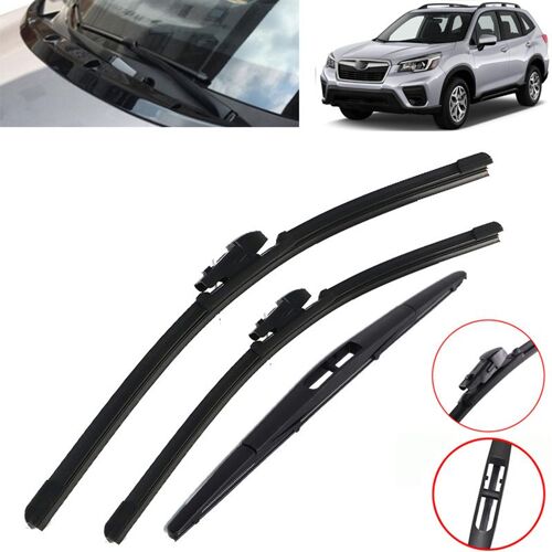 Jeu De Balais D'essuie-Glace Avant Et Arrière Pour Subaru Forester Sk 2019 2020 2021 2022, Set De 3 Pièces