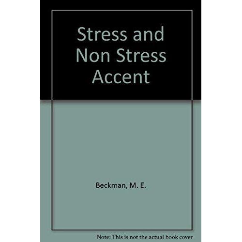 Stress And Non Stress Accent