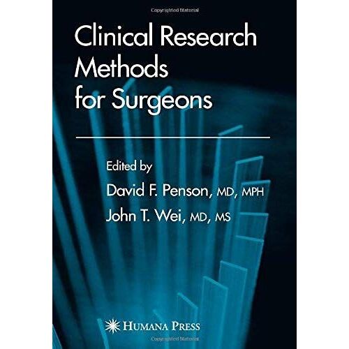 Clinical Research Methods For Surgeons