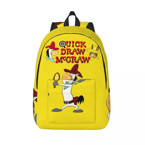 Sac à main d'université Q-Quick Draw McGraw Show Light pour couple, cadeau d'anniversaire cool et grande capacité