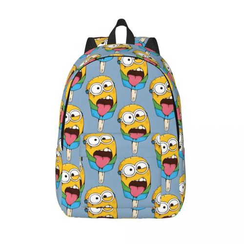 Sac d'ecole classique avec fermeture éclair pour pique-nique, motif Minion, Moi, moche et méchant, pour ordinateur portable, ideal comme cadeau