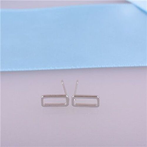 Boucles D'oreilles Simples Pour Femmes, 3 Couleurs, Éléments Géométriques, Creux, Rond, Rectangle, Carré, Bijoux Bon Marché, Vente En Gros, Nouveau, 2023