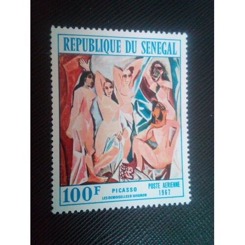 Timbre Senegal Y T Pa 61 « Les Demoiselles D'avignon » (1907) De Picasso 1967 ( 201206 )*