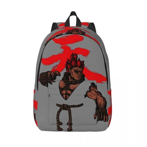 Sacs pour enfants à dos S-Street Fighter Employés de bureau Pique-nique léger Cadeau de rentrée scolaire Sacs pour enfants de grande capacité