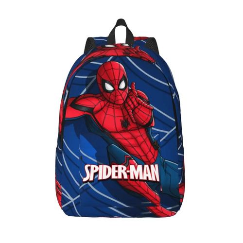 Sac à dos d'ecole avec logo Marvel Spider-Man pour femme, solide, ideal pour le lycée, cadeau d'anniversaire, à bandoulière