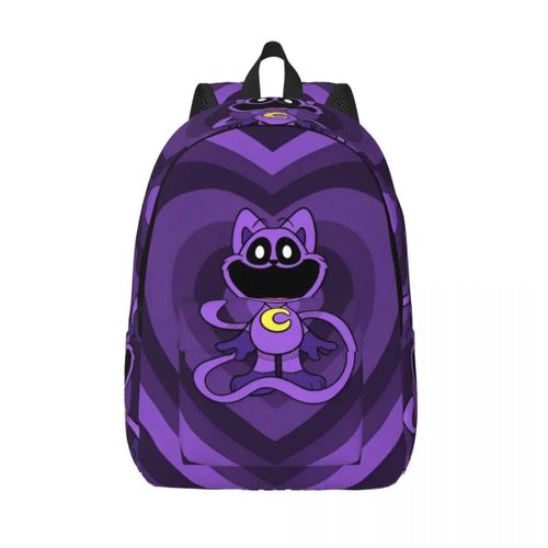 Sac à dos CatNap Smiling Critters pour garcons et filles, cartable d'ecole, sac à dos mignon de dessin anime, sac de sport pour la maternelle