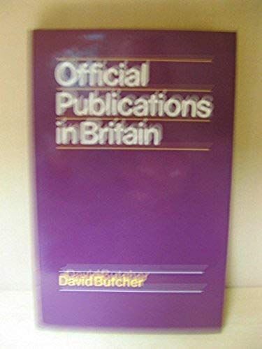 Official Publications In Britain