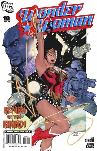 Wonder Woman # 18 ( V.O. 2006 - Series ) ** Return Of The Khund ! Part 1 Of 2 ** Cover Terry Dodson