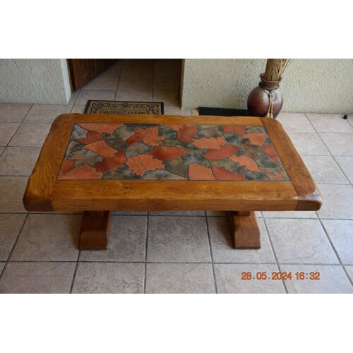 Table Basse Vintage Signée Barrois