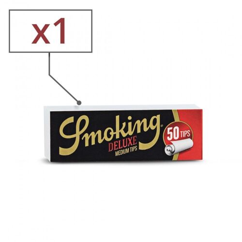 carnet de filtres en carton smoking