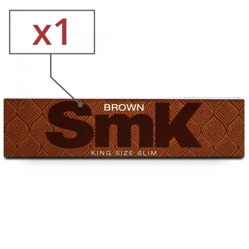 papier à rouler smk slim brown x1
