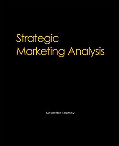 Strategic Marketing Analysis, 1st Edition