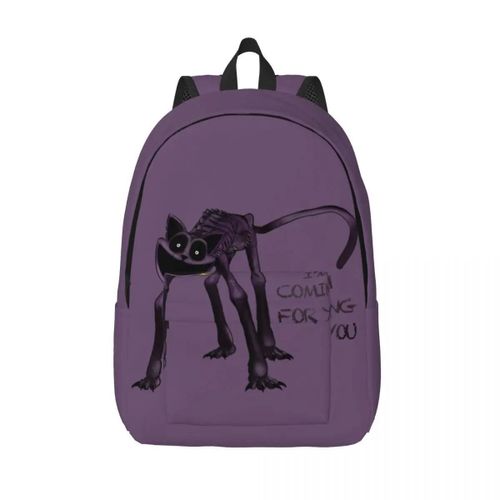 Sac à dos CatNap Smiling Critters pour adolescents, sac à dos d'extérieur pour école, affaires, jeu d'horreur, sac à dos pour ordinateur portable, sac à bandoulière pour hommes et