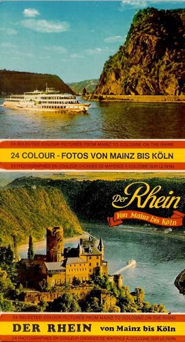 Dépliant Allemand "La Vallée Du Rhin De Mayence À Cologne" - "Der Rhein Von Mainz Bis Köln" 24 Vues