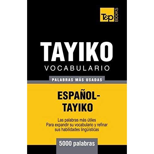 Spa-Vocabulario Espanol-Tayiko